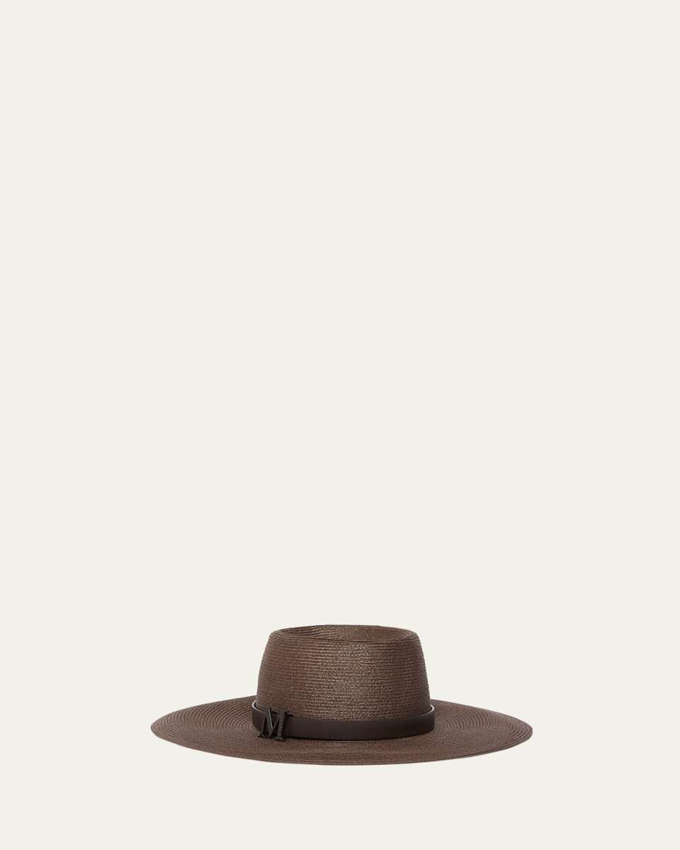 Musette Brown Belted Fedora